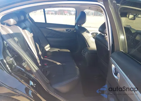 2014 Infiniti Q50 Hybrid Sport z USA, uszkodzony, nr VIN JN1AV7AP6EM692195